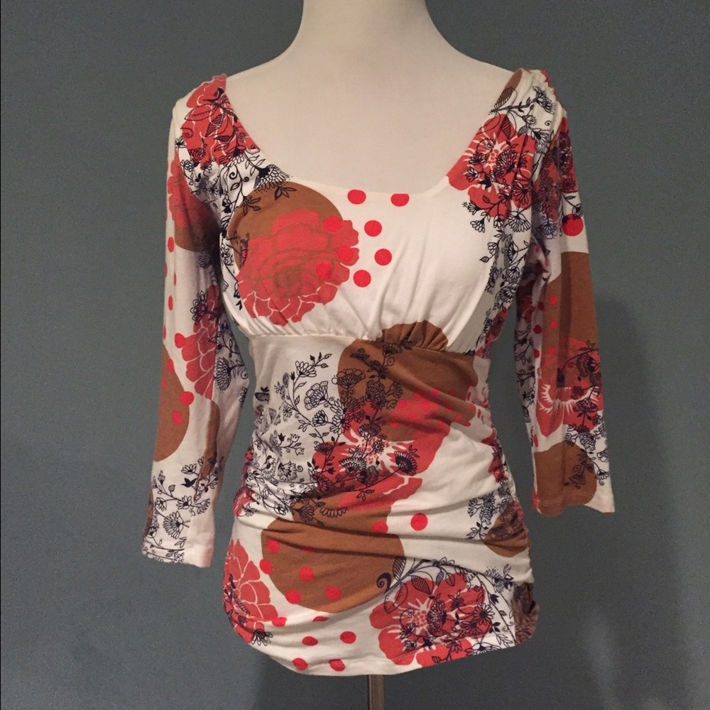 CAbi cotton blend top